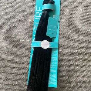 20 inch black #1 Halo-couture instant hair extensions